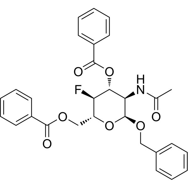 Benzyl 2-acetamido-3,6-di-O-benzoyl-2,4-dideoxy-4-fluoro-α-D-glucopyranose 290819-68-0